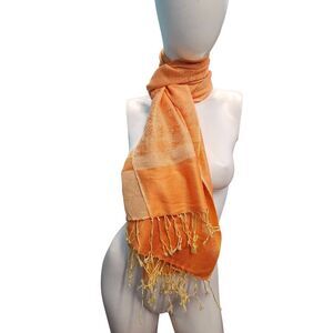 Pashmina Orange Scarf